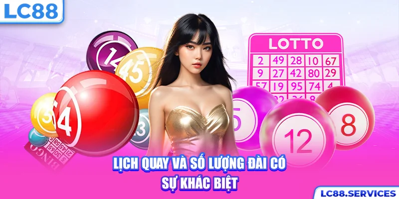 Lịch quay và số lượng đài có sự khác biệt